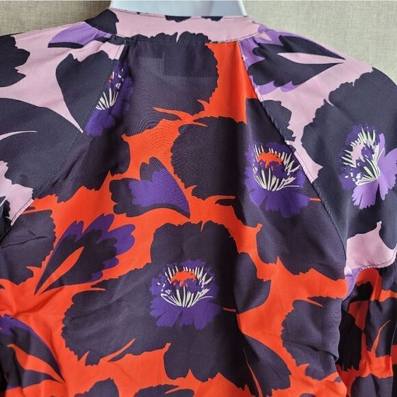 MAEVE Neck-Tie Silk Blouse - Picture 8 of 12